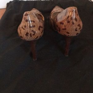 Nine West Leopard Print Heels